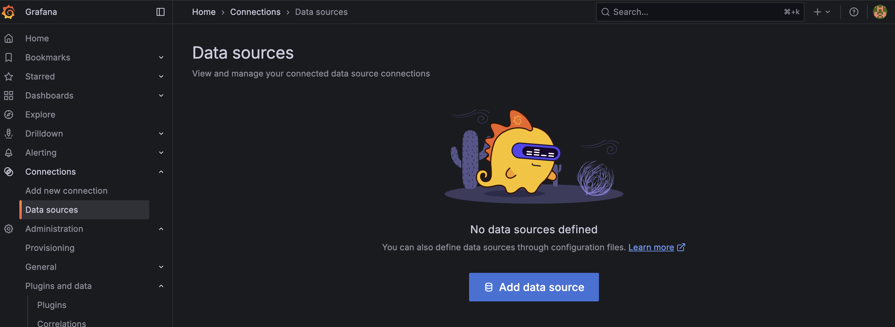 grafana screenshot